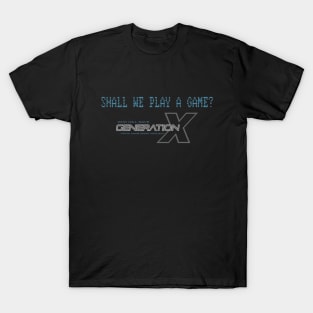 Shall We Play A Game Logo Shirt T-Shirt